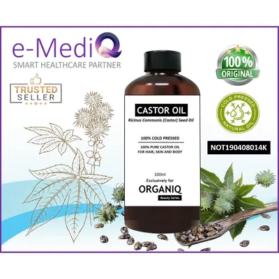 ORGANIQ CASTOR OIL 100ML