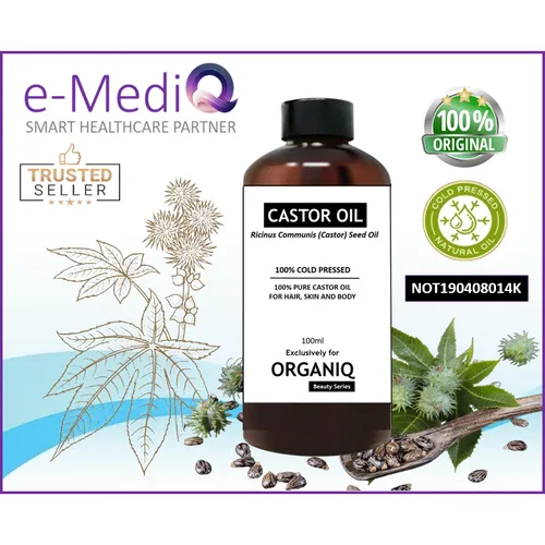 ORGANIQ CASTOR OIL 100ML